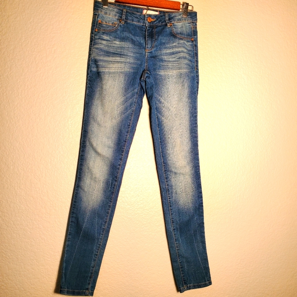 Juniors GARAGE Skinny Blue Jeans -size 1